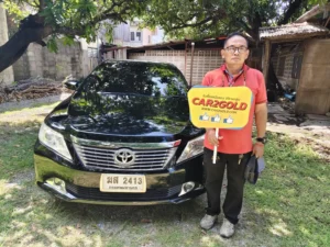 ผลงานรับซื้อรถซีดานหรู Toyota Camry จ่ายเงินสดหน้างานเต็มจำนวน