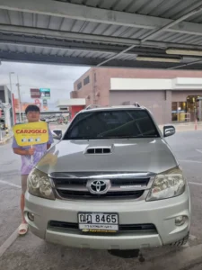 ภาพลูกค้าส่งมอบกุญแจรถ PPV ยอดฮิต Fortuner หลังตกลงขายและรับเงินโอนเต็มจำนวนทันที