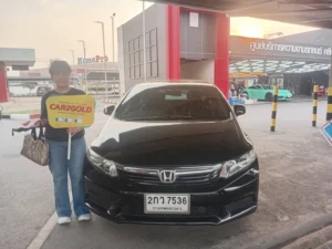 ผลงานรับซื้อรถซีดานหรู Honda Accord สีดำ จ่ายเงินสดหน้างานเต็มจำนวน