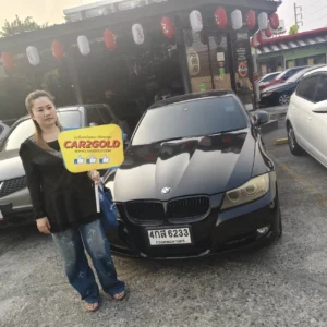 ผลงาน Car2gold รับซื้อรถผู้บริหาร BMW Series 3 รถบ้านดูแลดี ปิดยอดไฟแนนซ์ให้ลูกค้าพร้อมรับเงินส่วนต่างรวดเร็ว