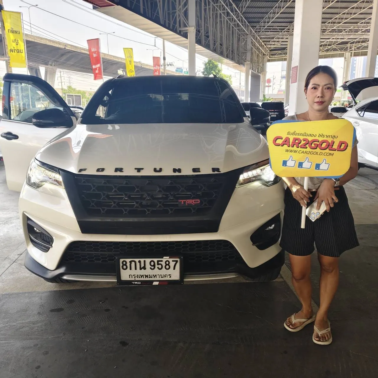 ผลงานรับซื้อ Toyota Fortuner มือสอง เครื่องยนต์ 2.8 สภาพสวย จ่ายเงินสดหน้างาน