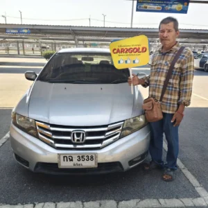 ทีมงานลงพื้นที่ตรวจสภาพและรับซื้อรถ Honda City ให้ราคายุติธรรม