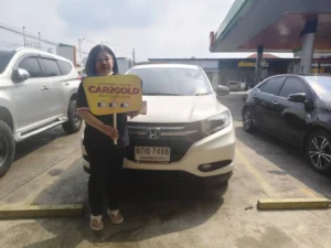 ผลงานรับซื้อรถ Honda HR-V รถมือเดียว ดูแลดี จบสดรับเงินไว