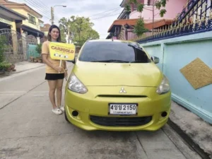 รีวิวรับซื้อรถอีโคคาร์มือสอง Mitsubishi Mirage สภาพสวย ประหยัดน้ำมัน ตีราคาให้สูงถึงหน้าบ้าน