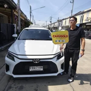 ภาพการตรวจเช็คสภาพก่อนรับซื้อ Toyota Ativ บริการโปร่งใส