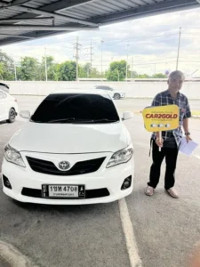 ผลงานรับซื้อ Toyota Altis สีขาว จ่ายเงินสดหน้างาน