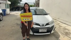 รีวิวรับซื้อรถเก๋ง 4 ประตู Toyota Yaris Ativ มือสอง สภาพนางฟ้า ตีราคาให้สูงที่สุด