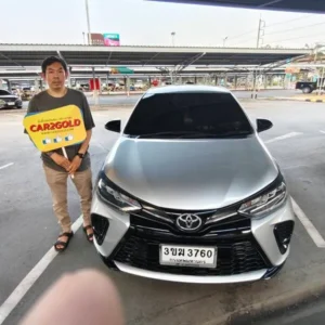 รีวิวรับซื้อรถมือสอง Toyota Yaris สภาพสวย ลูกค้าเลือกรับเงินสดหน้างาน